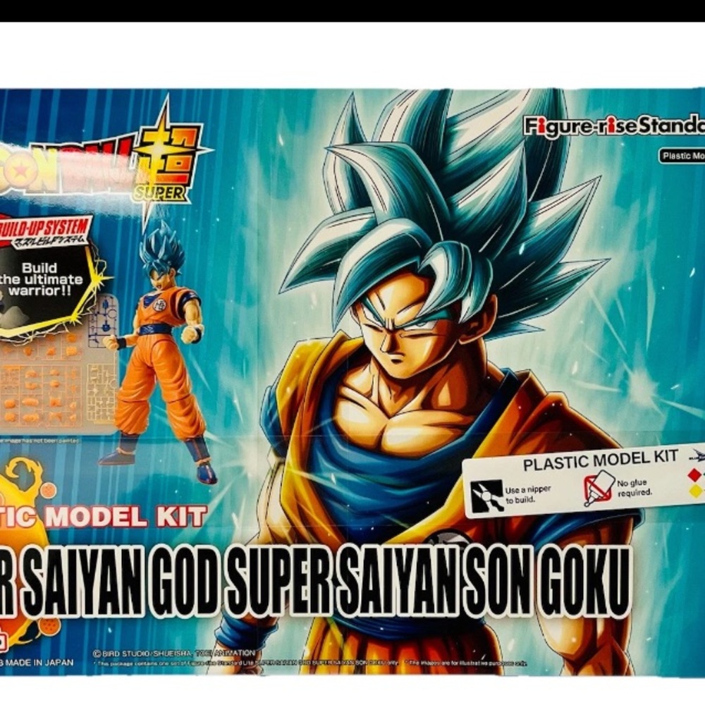Dragon Ball Super Saiyan God Goku Model Kit